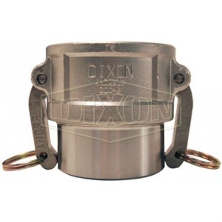 Dixon Cam and Groove Coupler, 1-1/2 in Nominal, Butt Weld x SCH 40 Pipe End Style, 316 SS, Domestic 150DWBPSTSS